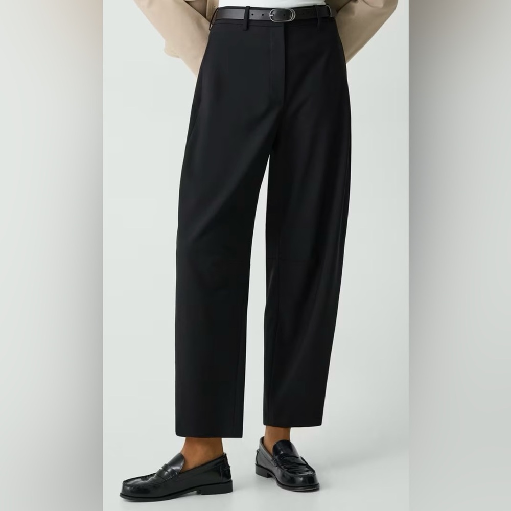 NWT Theory Stretch Wool Barrel Pant 2